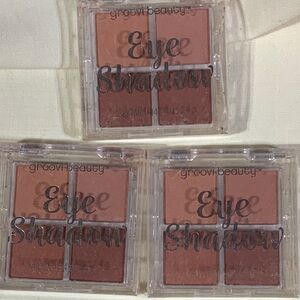 Groovi Beauty Eye Shadow Palette (set of 3) in Autumn Shades - P201